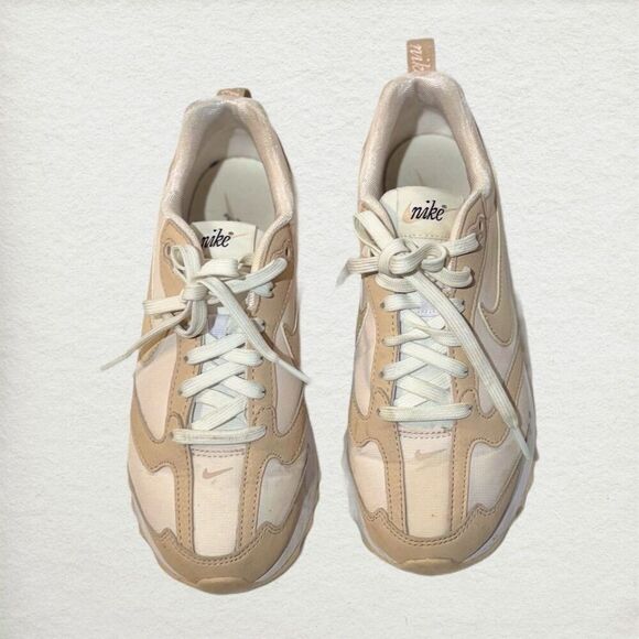 Nike Air Max Dawn Sneakers Light Soft Pink 7.5 Comfy Athletic Retro Athleisure - Picture 4 of 10